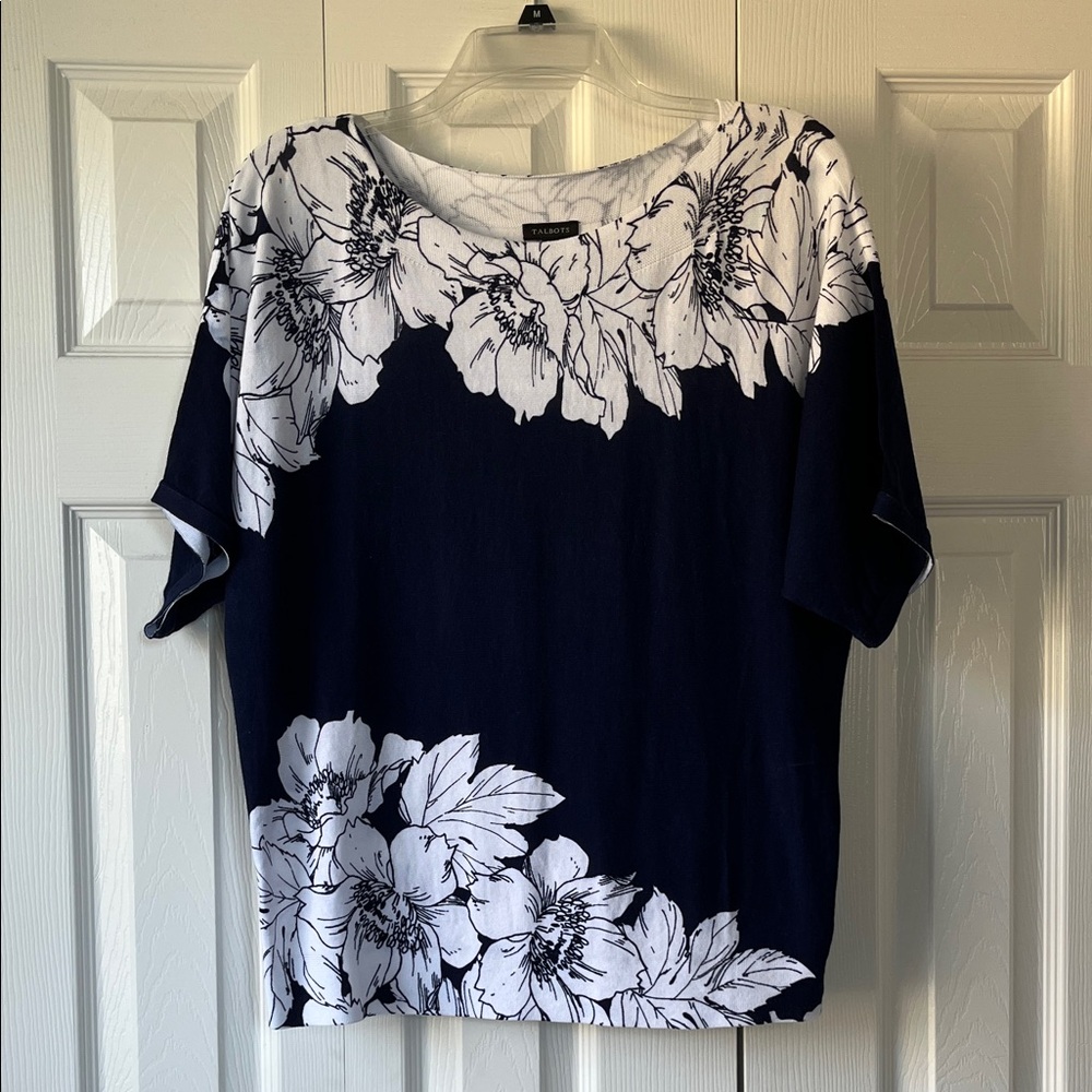 Talbots Short Sleeve Sweater M